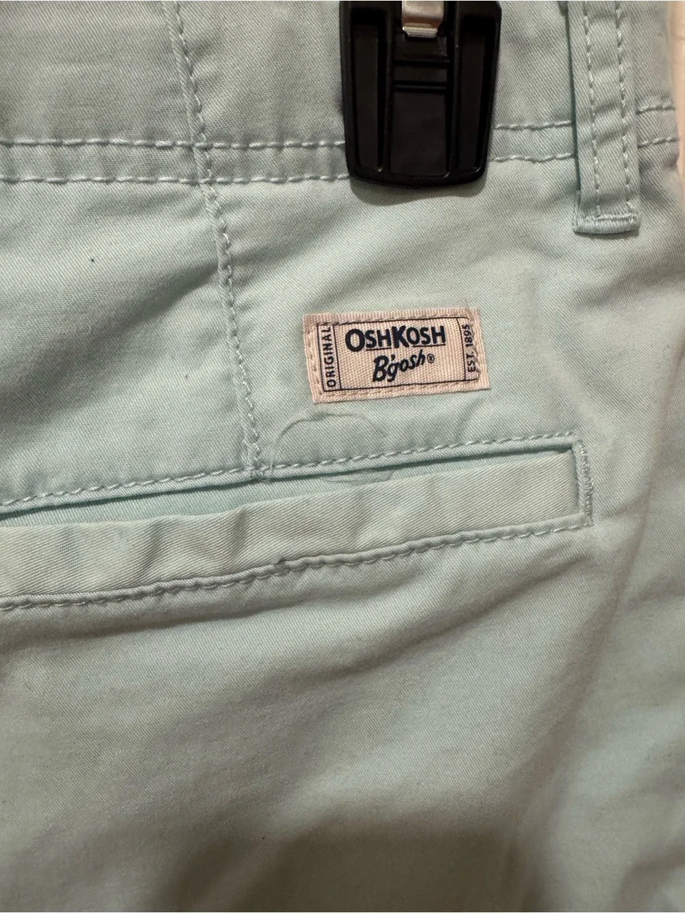 OshKosh B'gosh Light Mint Boys' Chino Shorts